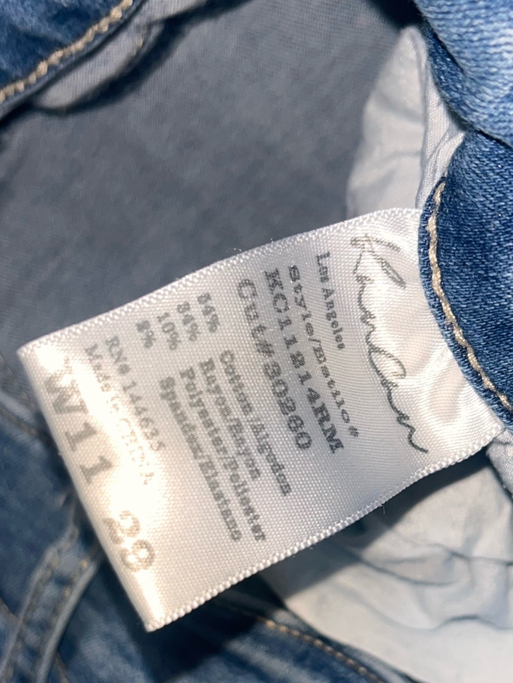 Kancan Classic Blue Skinny Jeans 11x29 - Picture 3 of 5